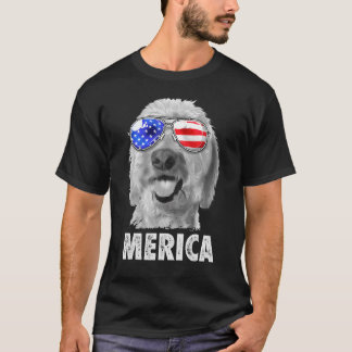 Goldendoodle Doodle 4. Juli Merica Men America T-Shirt