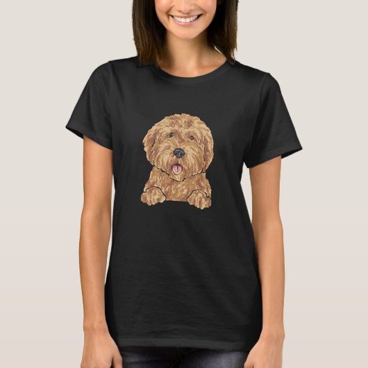 Goldendoodle Doodle Doodle Doodle Hund T-Shirt (Vorderseite)
