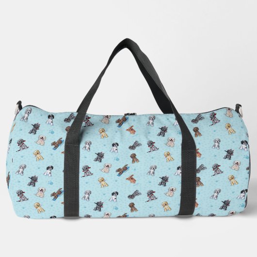 Goldendoodle DoodleMoji Duffle Bag (Vorderseite)