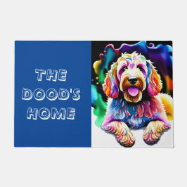 Goldendoodle Doormat Niedlicher Hund Fußmatte
