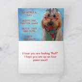 Goldendoodle erhalten wohle bald Karte (Innenseite)