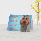 Goldendoodle erhalten wohle bald Karte (Gelbe Blume)