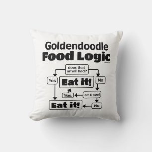 Goldendoodle Food Logic Kissen