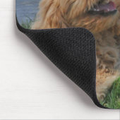 Goldendoodle Freund-Mausunterlage Mousepad (Ecke)
