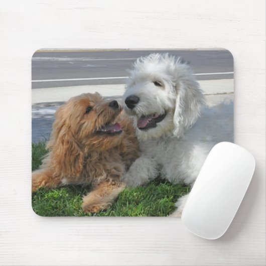 Goldendoodle Freund-Mausunterlage Mousepad (Mit Mouse)