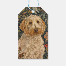 Goldendoodle Garden Tapestory Geburtstagsparty Geschenkanhänger