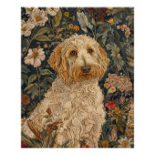 Goldendoodle Garden Tapestory Geburtstagsparty Poster (Vorderseite)