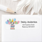 Goldendoodle Geburtstagsfeier Rücksendeadresse (Insitu)