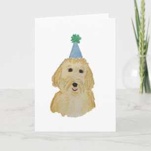 Goldendoodle Geburtstagskarte Karte