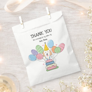 Goldendoodle Geburtstagsparty Danke, dass Sie für Geschenktütchen