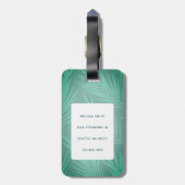 Goldendoodle-Gepäckmarke Gepäckanhänger (Rückseite vertikal)