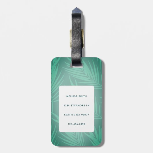 Goldendoodle-Gepäckmarke Gepäckanhänger (Rückseite vertikal)