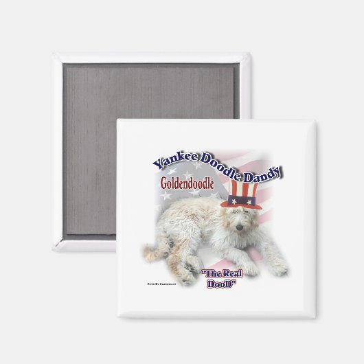 Goldendoodle-Geschenke Magnet (Vorderseite/Rückseite)