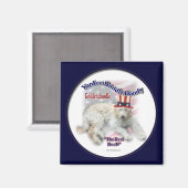 Goldendoodle-Geschenke Magnet (Vorderseite/Rückseite)