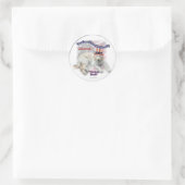 Goldendoodle-Geschenke Runder Aufkleber (Tasche)
