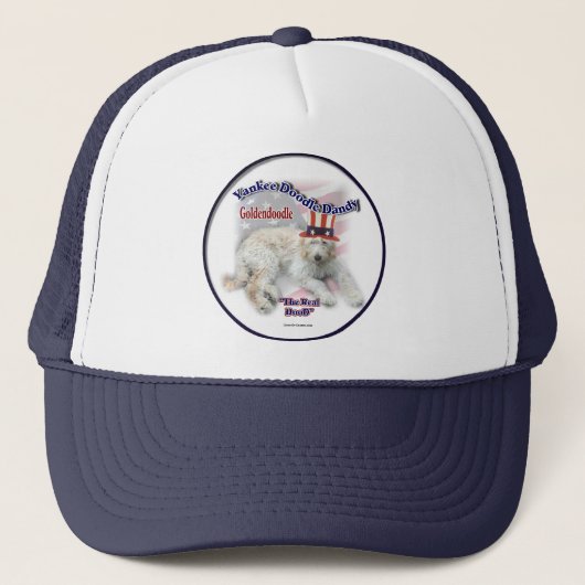 Goldendoodle-Geschenke Truckerkappe (Vorderseite)