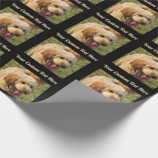 Goldendoodle Geschenkpapier (Ecke)