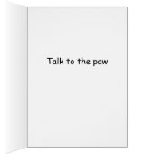 Goldendoodle Gespräch zur Tatzenkarte (Innen (Rechts))