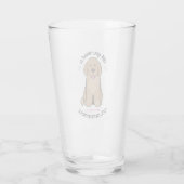 Goldendoodle-Glastumoren Glas (Rückseite)