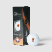 Goldendoodle Golden Doodle Golfball (Verpackung)