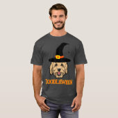 Goldendoodle Halloween Spooky Golden Doodle Doodle T-Shirt (Vorne ganz)