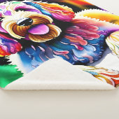 Goldendoodle Happy Dog Collection Sherpa Blanket Sherpadecke (3/4)