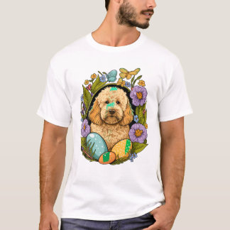 Goldendoodle-Hasen-Eier T-Shirt