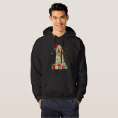 Goldendoodle-Hund-Baum-Weihnachts-Pullover Xmas-Ha Hoodie (Vorne ganz)