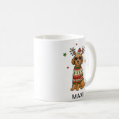 Goldendoodle Hund Festive Weihnachten Kaffeetasse (VorderseiteRechts)