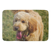 Goldendoodle-Hund-Foto Badematte (Vorderseite)
