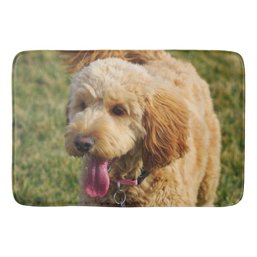 Goldendoodle-Hund-Foto Badematte (Vorderseite)