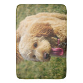 Goldendoodle-Hund-Foto Badematte (Vorderseite Vertikal)