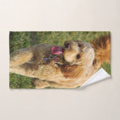 Goldendoodle-Hund-Foto Badhandtuch Set (Handtuch)
