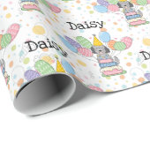 Goldendoodle Hund Geburtstag Geschenkpapier (Rolleneckpunkt)