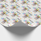 Goldendoodle Hund Geburtstag Geschenkpapier (Ecke)