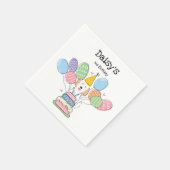 Goldendoodle Hund Geburtstagsparty Papier Napkins Serviette (Ecke)