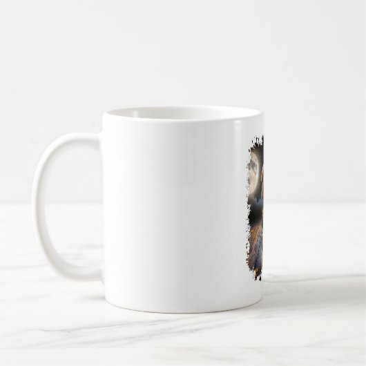 Goldendoodle Hund Halloween Kaffeetasse (Links)