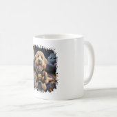 Goldendoodle Hund Halloween Kaffeetasse (VorderseiteRechts)