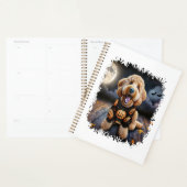 Goldendoodle-Hund Halloween Planer (Anzeige)