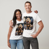 Goldendoodle Hund Halloween T-Shirt (Unisex)