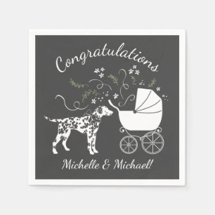 Goldendoodle Hund Kinderdusche Genderlos Serviette