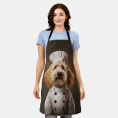 Goldendoodle Hund Koch Schürze (Getragen)