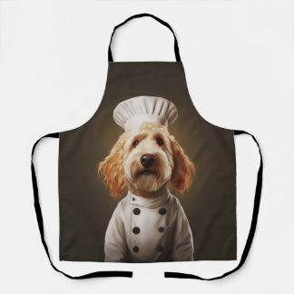 Goldendoodle Hund Koch Schürze