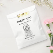 Goldendoodle Hund Personalisiert Danke Geschenktütchen (Versiegelt)