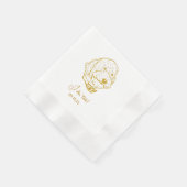 Goldendoodle Hund Personalisiert I Do To Napkins Serviette (Ecke)