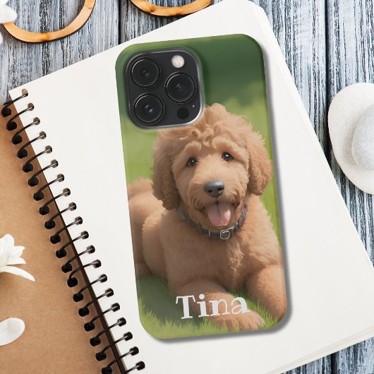 Goldendoodle Hund Personalisiert iPhone Hülle