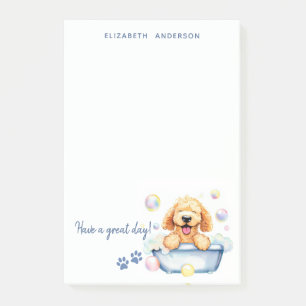 Goldendoodle Hund Personalisiert Post-it Klebezettel