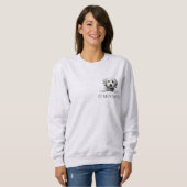 Goldendoodle Hund Personalisiert Zeichn Sweatshirt (Vorne ganz)