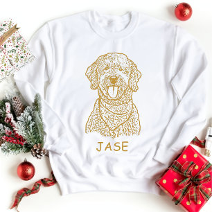 Goldendoodle Hund Personalisiert Zeichn T-Shirt