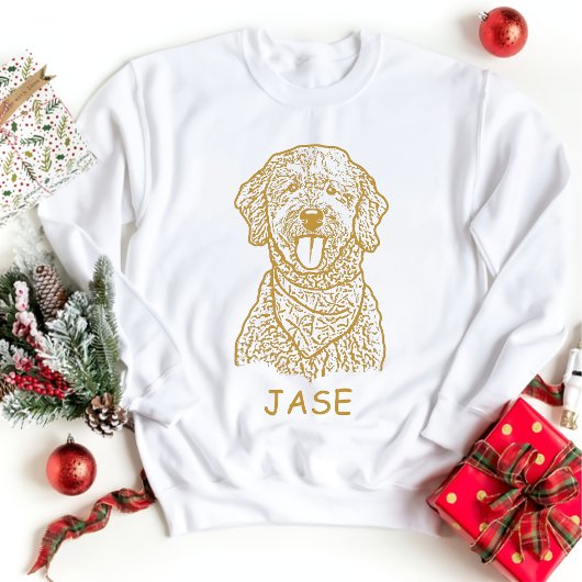 Goldendoodle Hund Personalisiert Zeichn T-Shirt